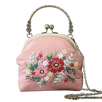 Amazon | (ADOSSY) 刺繍バッグキット 刺繍キット 初心者 セット